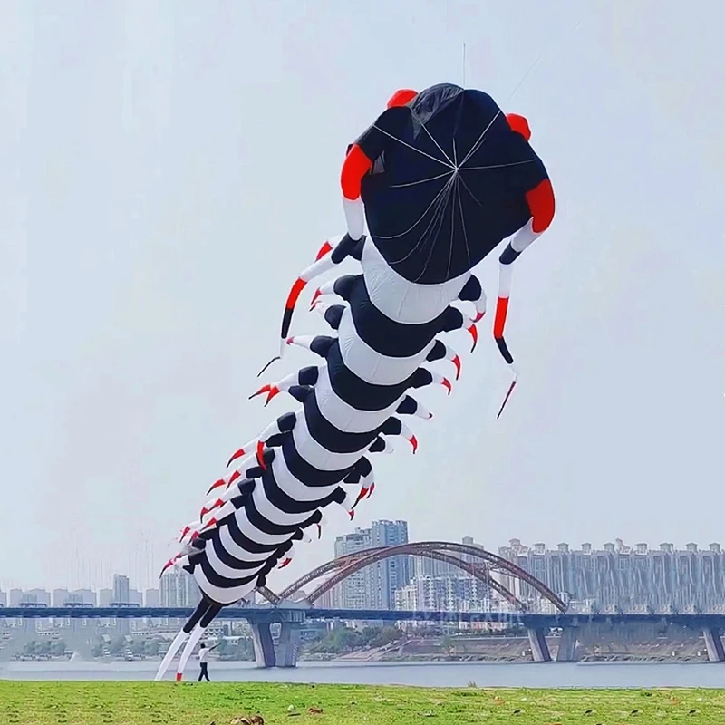 20m Centipede Kite Soft Kite Giant Professional Wind Kites for Adults Kites outdoor dragon Kite parafoil kite flowform kite pipa