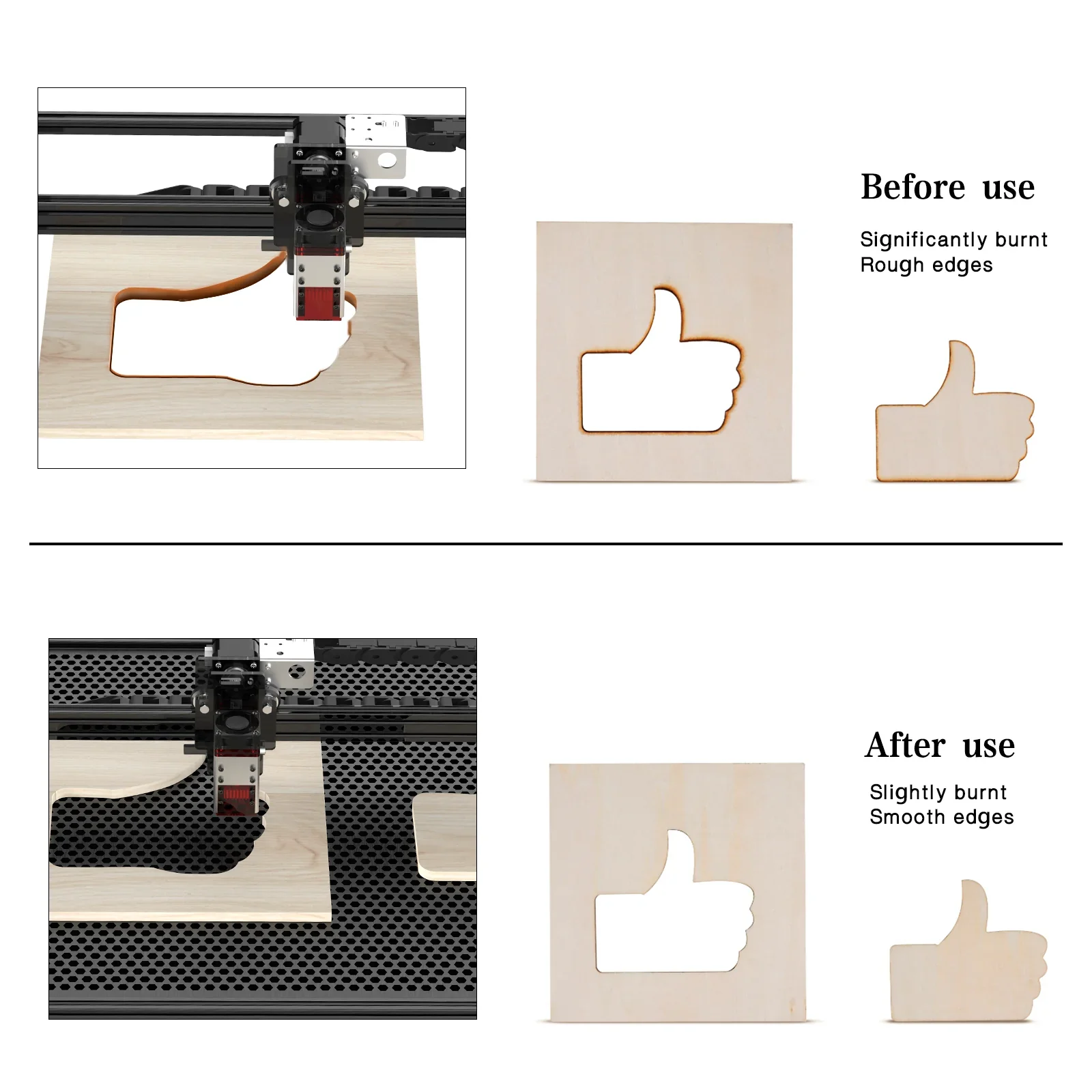 Imagem -05 - Painel Neje Honeycomb Cama a Laser Mesa de Trabalho para Neje Max e Plus Gravador e Cortador