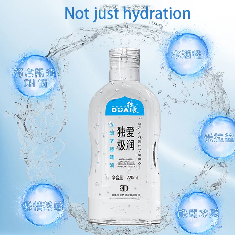 Lubrykant na bazie wody, bezpieczny do stosowania waginalnego i analnego, bez konieczności spłukiwania, dla par, kompatybilny z narzędziami erotycznymi dla dorosłych i prezerwatywami.