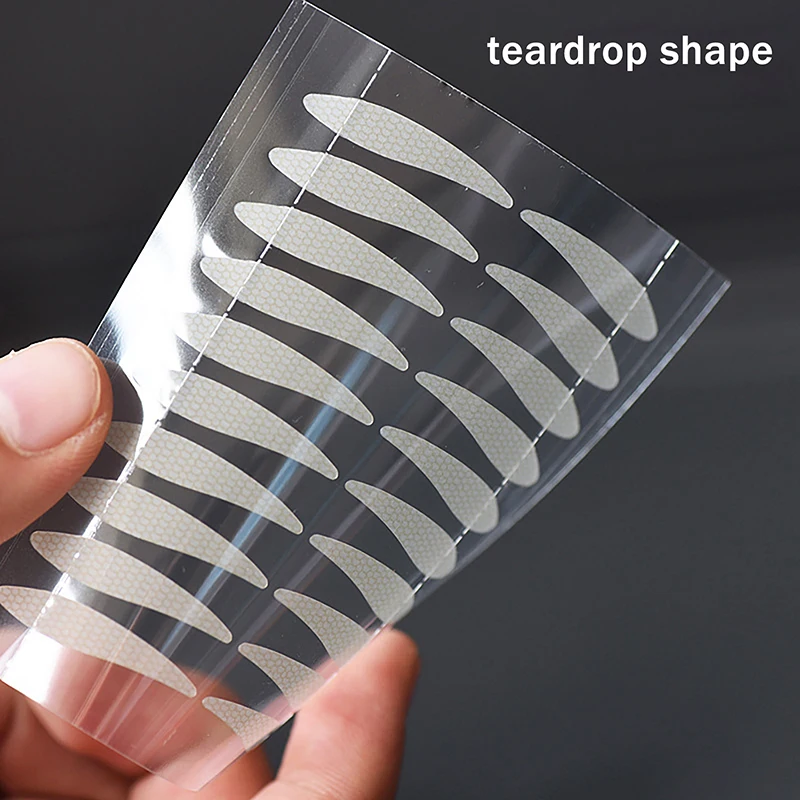 Women's Waterproof Fiber Eyelid Stickers 72-256 Count Self-Adhesive Invisible Double Eyelid Tape Lace Make up Tape for Eye Lid