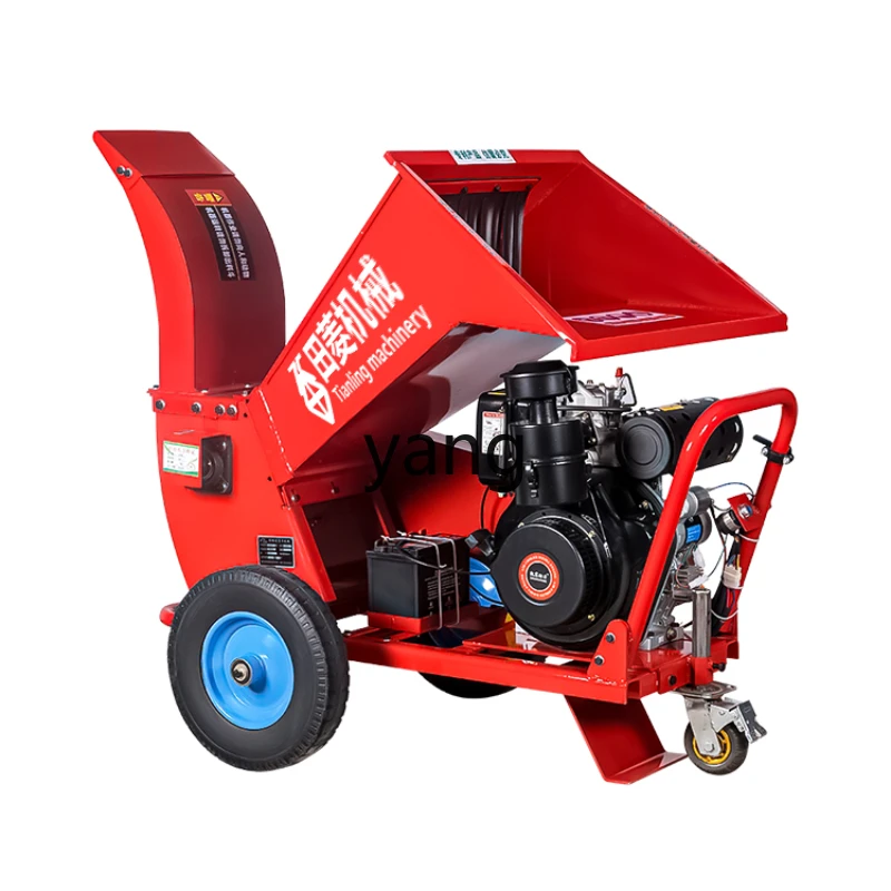 Yjq Tree Grinder Orchard Garden Branches Tree Straw Crusher Mobile