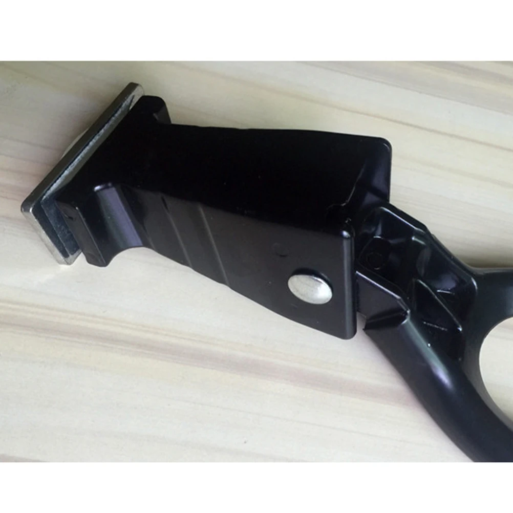 

Adjustable Double Leg Bike Kickstand Foldable Center Mount Quick Push Button Lock Reinforced Steel Foot Anti-Slip Fit 26\
