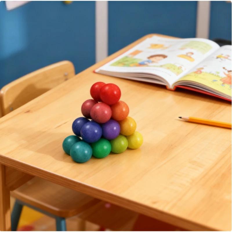 كرات فيدجيت سبينر ثلاثية الأبعاد ألعاب حسية لتخفيف التوتر والقلق وأنشطة التعلم الإبداعية كرات دوارة تعليمية #1