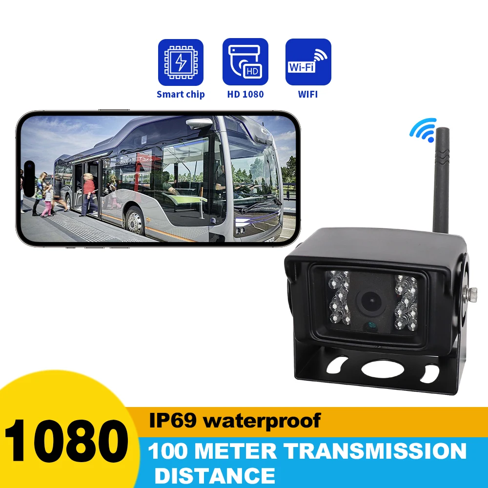 

1080P HD Waterproof WiFi Rear View Camera for RV Truck or Van