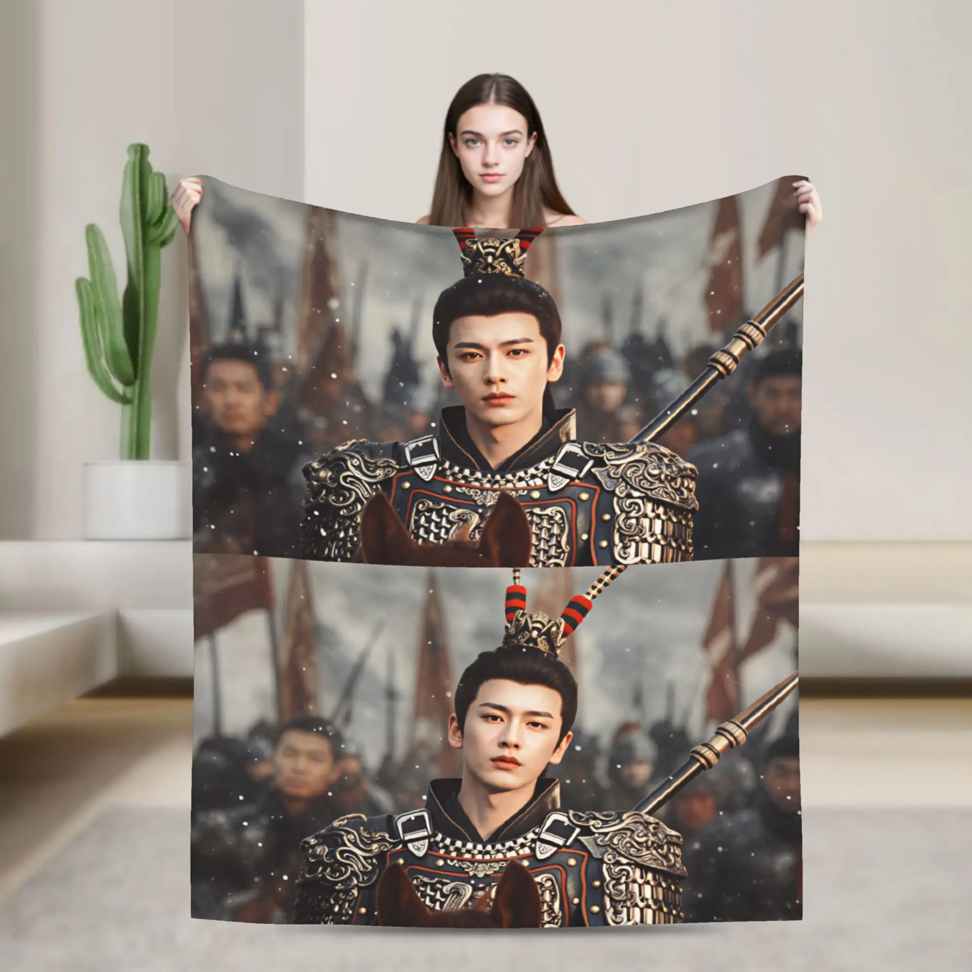 Super Soft Blanket Travel Zhang Linghe Throw Blanket  Flannel Bedspread For Bedroom Novelty Sofa Bed Cover