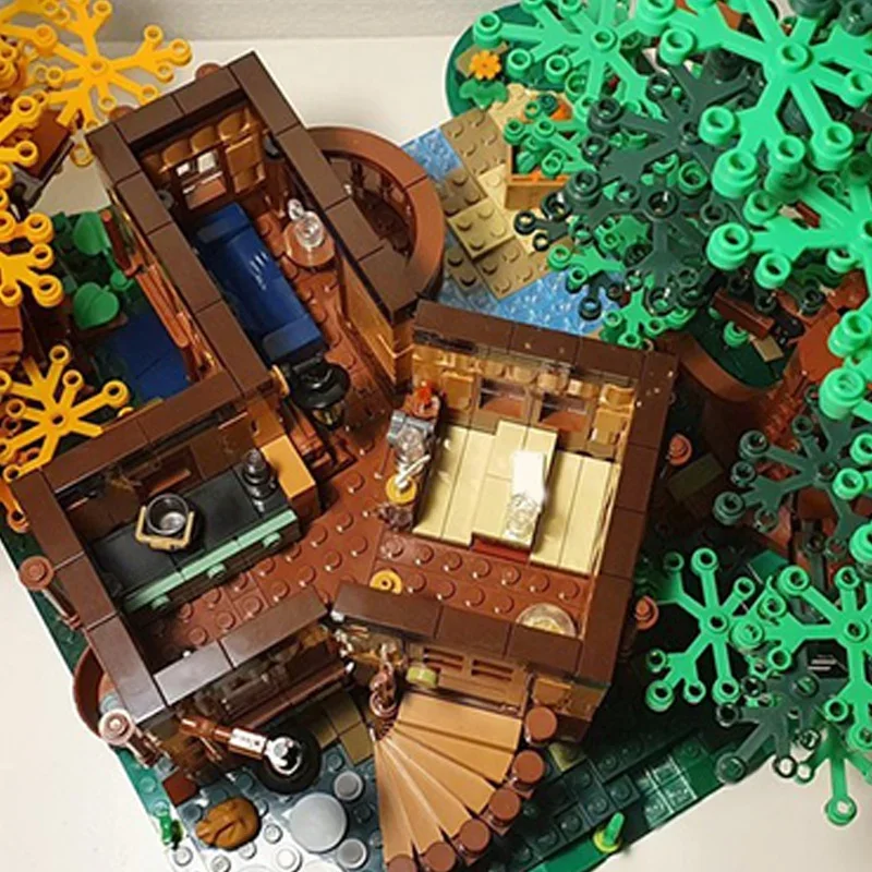 1909pcs MOC Lake House Ideas and CUUSOOed Model Building toys blocks Architecture Assemble DIY Christmas gift creative Birthday