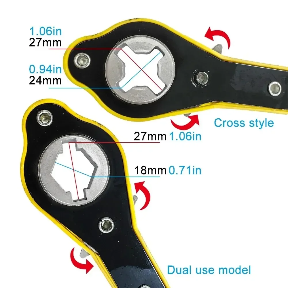 Automotivo Labor-Saving Long Handle Jack Ratchet Wrench, Chave Automotiva, Suspensão Do Pneu, Chave De Orelha, Ferramenta De Manutenção Automotiva