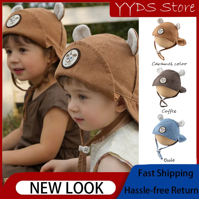 

Spring Summer Baby Cute Shawl Hat Sun Protection for Infant Boys Girls