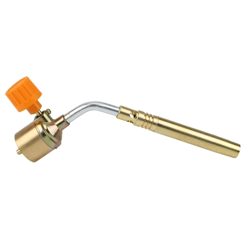 SEWS-Brass MAPP, Propane Gas Torch, Automatic Ignition Trigger, Heating Welding Burner, Suitable For Camping And Welding