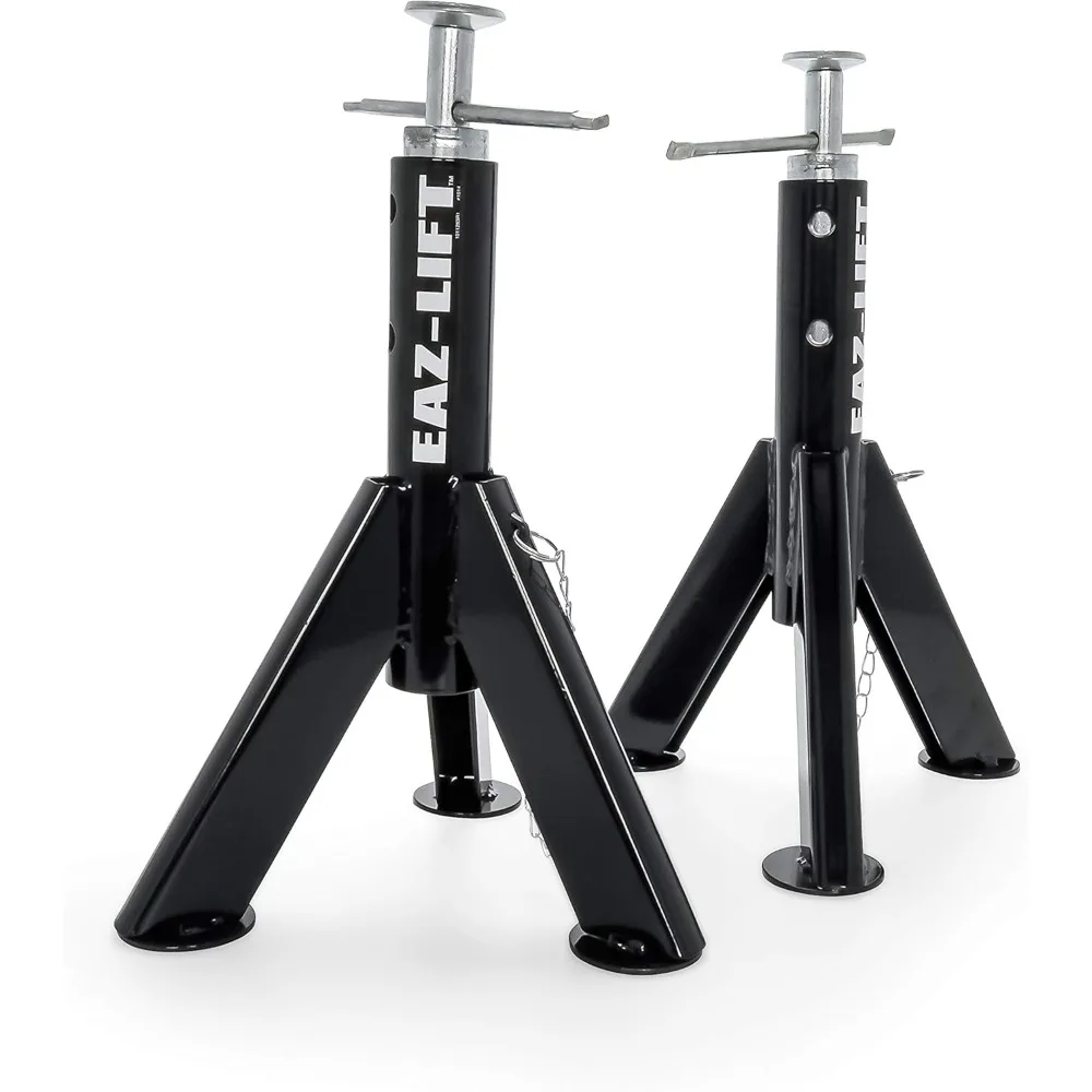 Telescopic RV Jack Set - Extends from 16 to 30 Inches, Supports 6,000 lbs