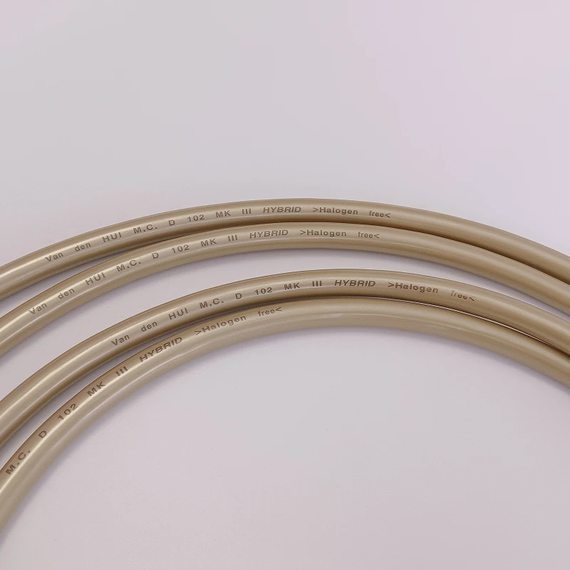 Belanda Van Den Hul perak disepuh 102MK garis sinyal garis sinyal HiFi 3 Pin XLR pria & perempuan kabel Audio garis keseimbangan