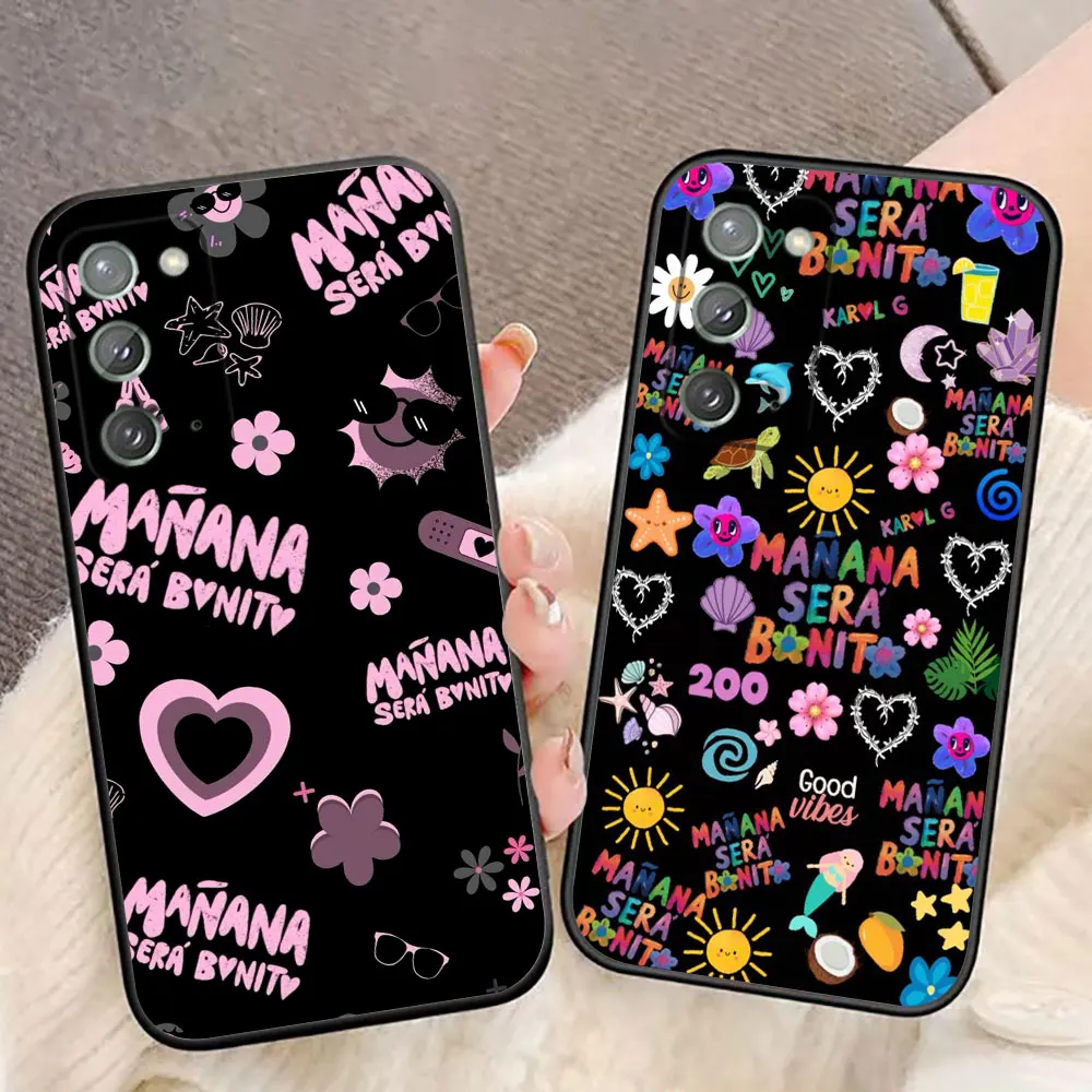 K-Karol G Manana Sera Bonito Cover Phone Case For Samsung A07 A06 A05S A04 A03S A05 A10 A12 A13 A30 A50 NOTE 20 M16 M33 M53 Capa