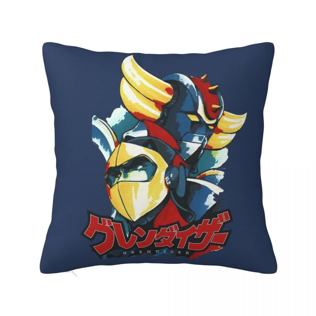 Grendizer And Duke Fleed Floor Pillow Pillowcase Polyester Cover UFO Robot Goldorak Actarus Mazinger Z Manga Throw Case 45*45cm