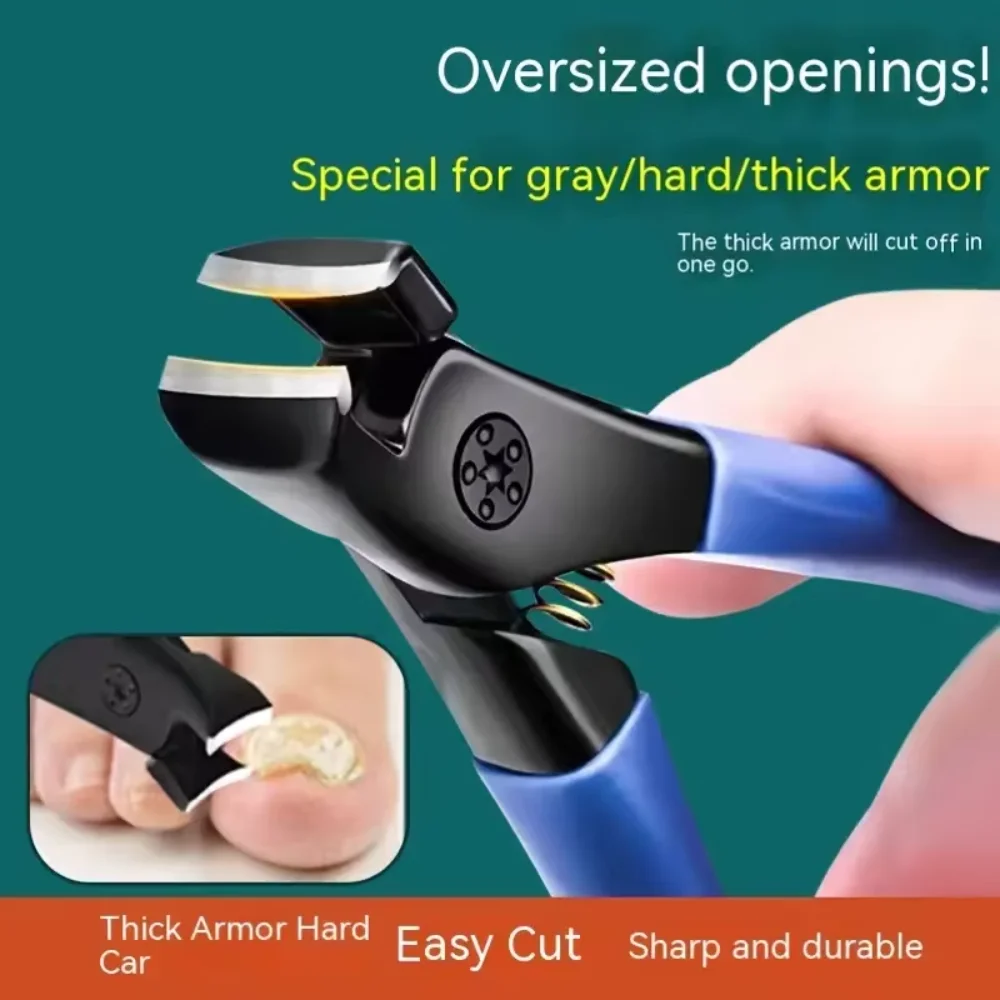 Special Anti-splash Nail Clippers Large Thick Hard Large Size Diagonal Pliers ABS Nail Scissors Household