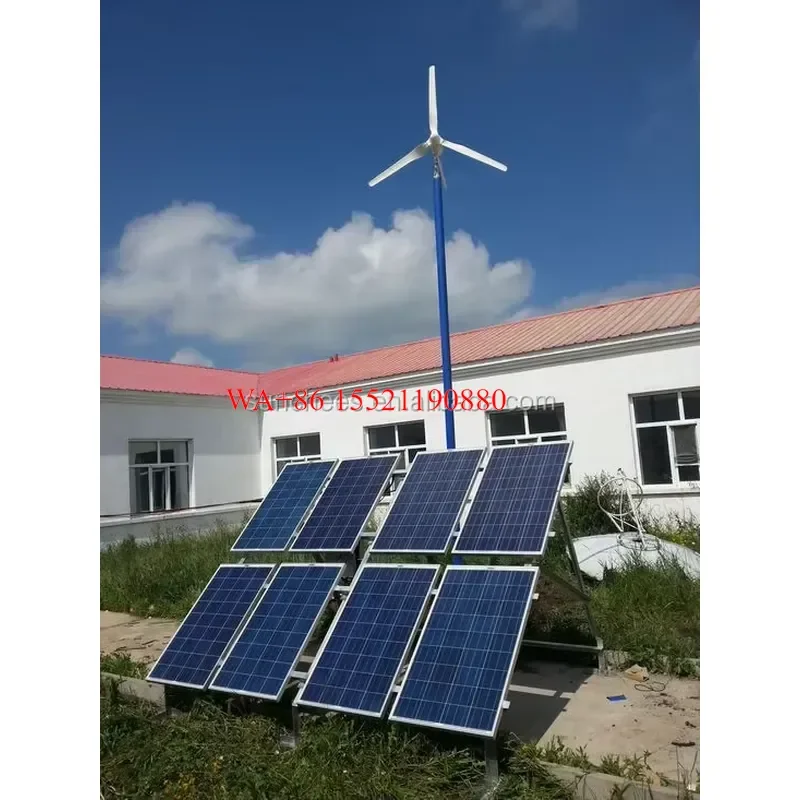 WMWMNU 5kw Wind Solar Hybrid Generator System Best Price 5000w Hybrid Solar Wind System