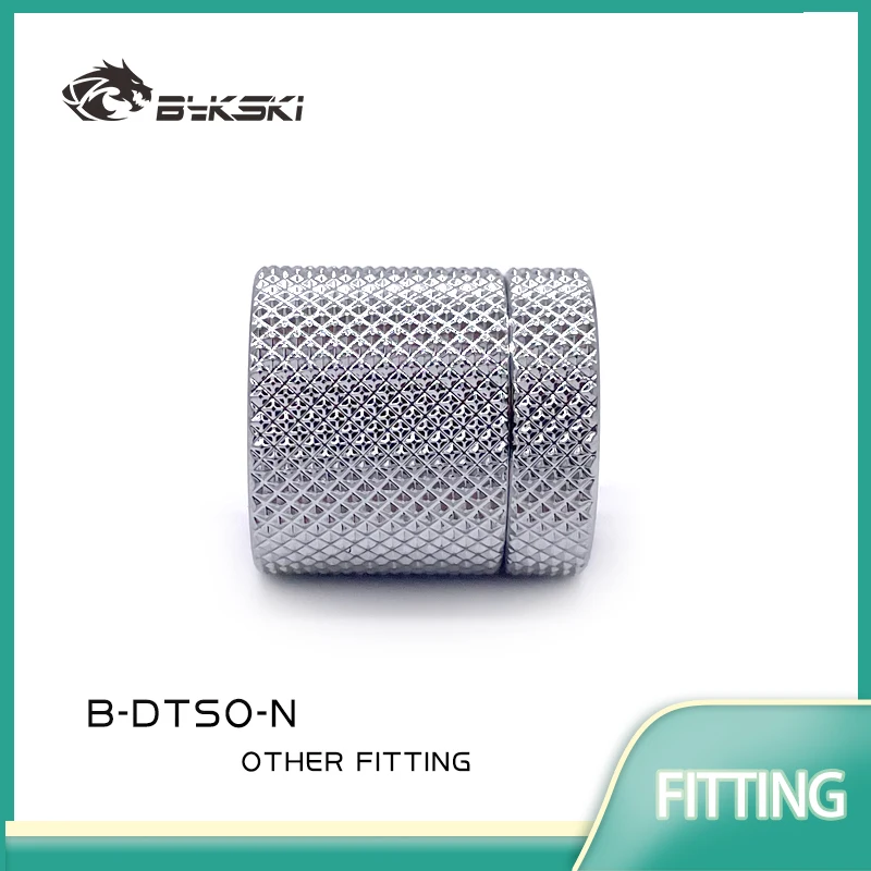 Bykski B-DTSO-N/Extender 20mm Fitting 360 Degrees Rotary Adapter Female To Female Double-sided G1/4'' Thread Brass Connector