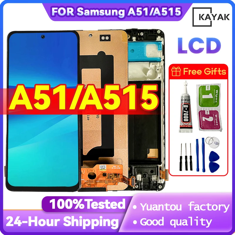 For Samsung Galaxy A51 4G LCD SM-A515F/DST SM-A515F/DSM Display Touch Screen Replace For Samsung A51 5G LCD SM-A516B/