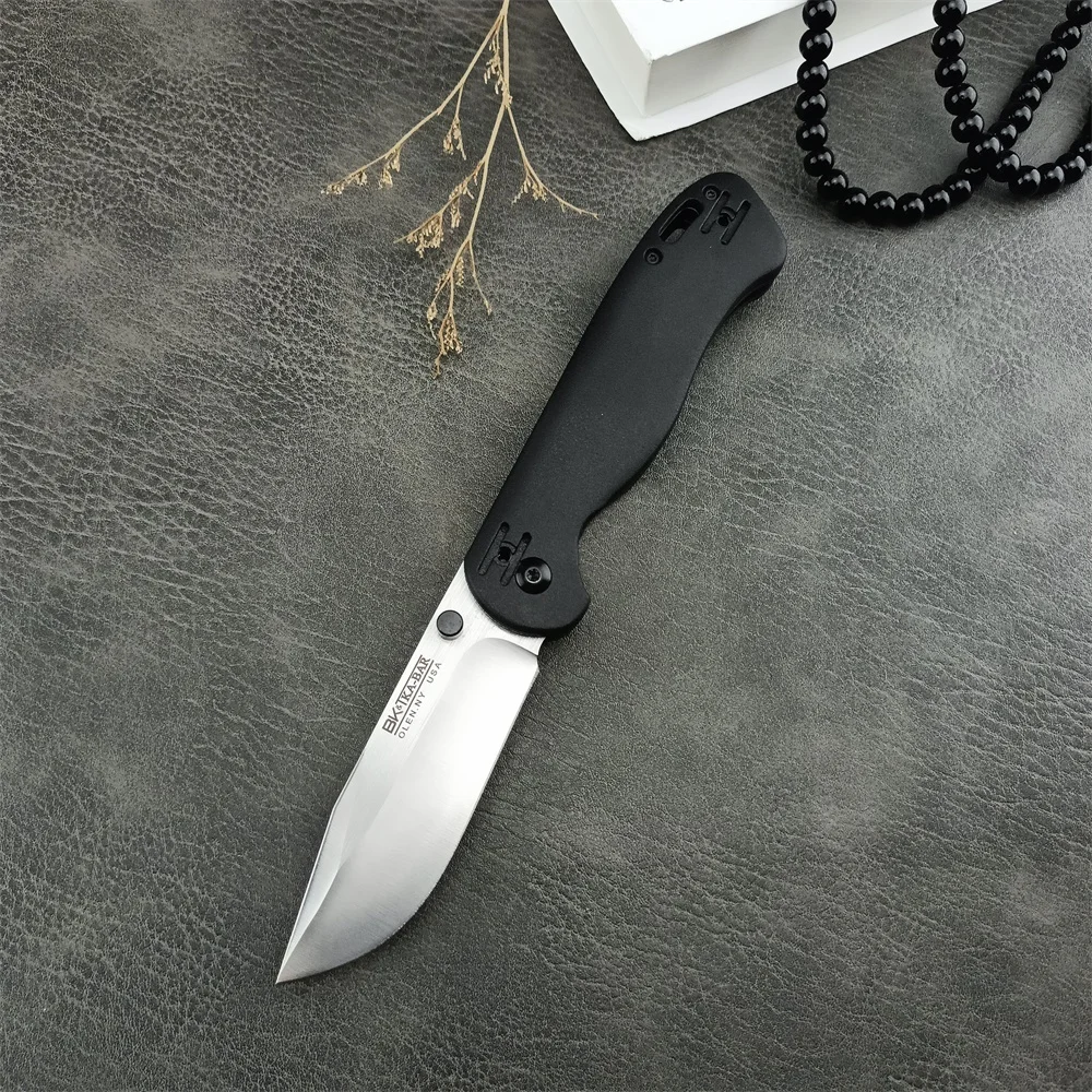 KB BK4 Folding Pocket Knife 440C Blade Nylon Fiber Handle High Quality Outdoor EDC Camping Hiking Hunting Survival Cutting Tool