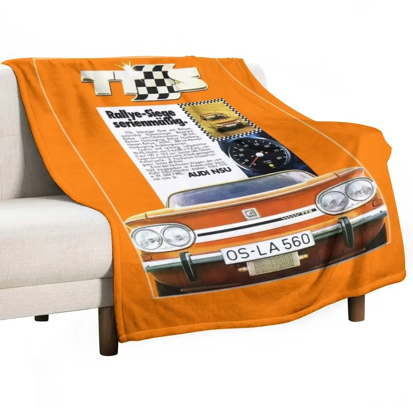 NSU PRINZ TT / TTS Manta acogedora y cálida para decoración de dormitorio