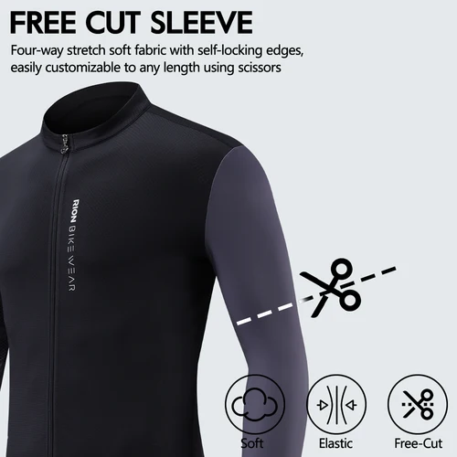 Imagen 2 del producto RION-Camiseta de ciclismo para hombre, camisas de manga larga para bicicleta de montaña, camisetas de montaña, ropa de bicicleta profesional, ropa de invierno para mujer, camiseta 2025