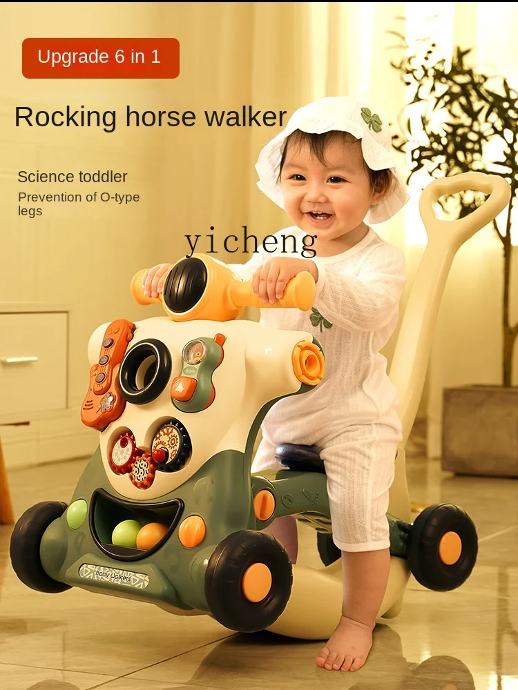 Tqh Baby Toys 0-1 Year Old Infant Walker Early Childhood Education 6 Months Old Multi-Functional