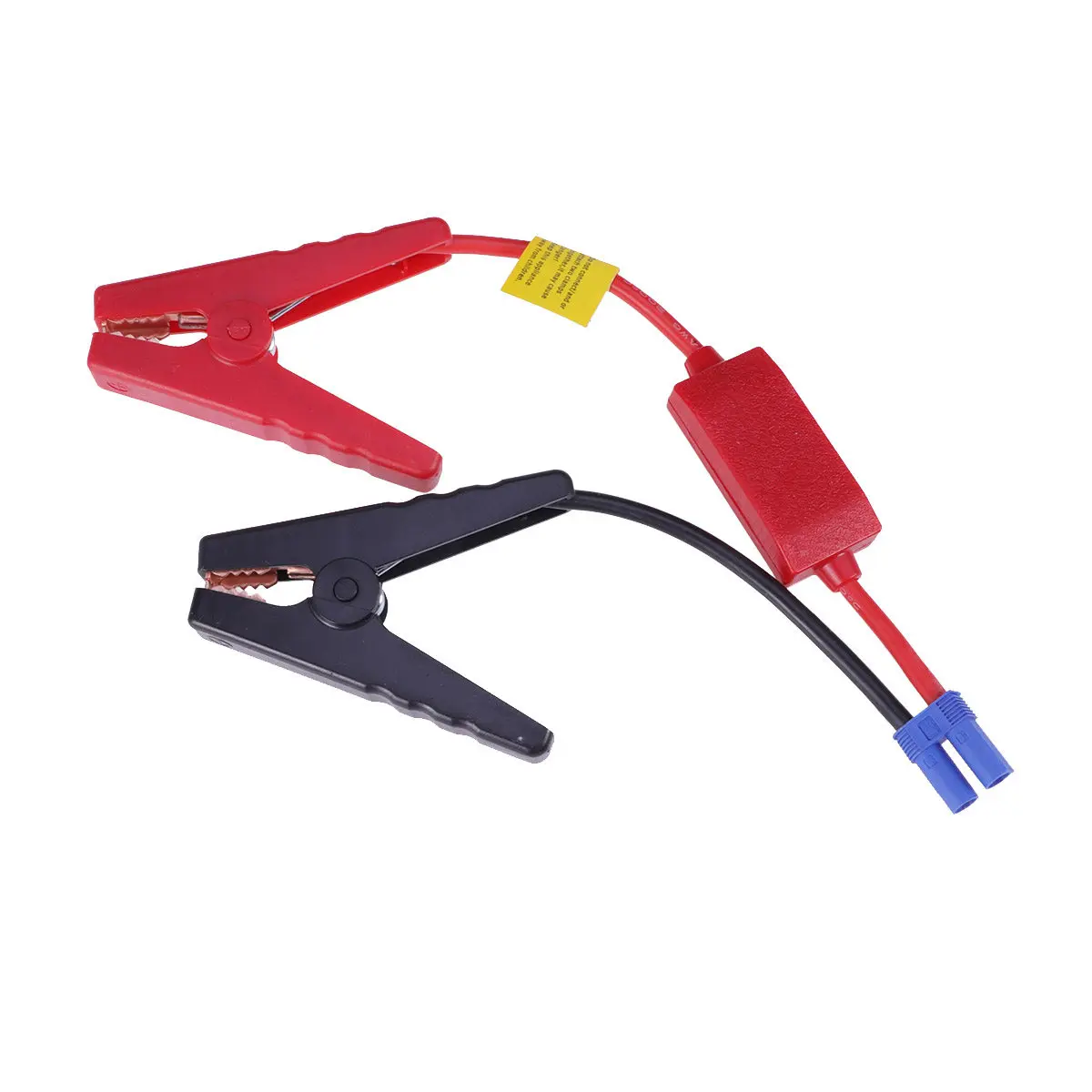 

Reliable 12V Car Emergency Start Power Cable Clamp with Reverse Polarity Prevention Socket Insulated Housing Battery Clip