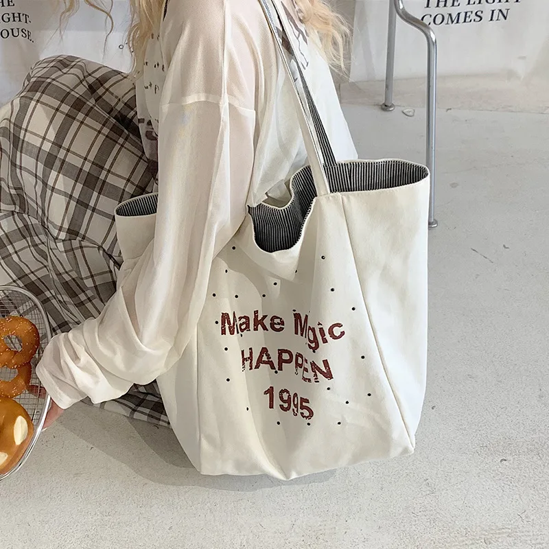 

Универсальные повседневные холщовые сумки Toto большой емкости для женщин, сумки на плечо, классные сумки для девочек, сумки для покупок Bolsos De Mujer Сумка