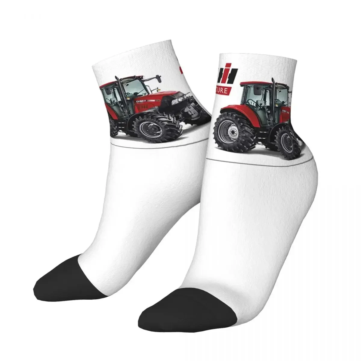 TRACTOR-CASE LOGO Socks Harajuku Sweat Absorbing Stockings All Season Socks Accessories for Unisex Birthday Present