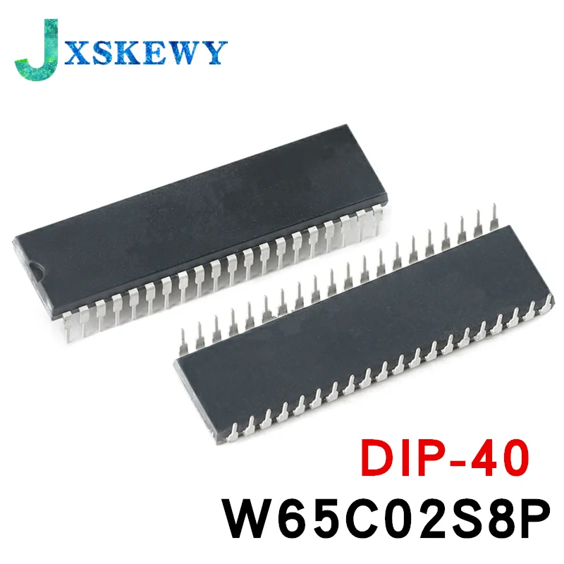 1PCS W65C02S8P-10 W65C02S8P-14 W65C02S8P W65C02 DIP-40 IC