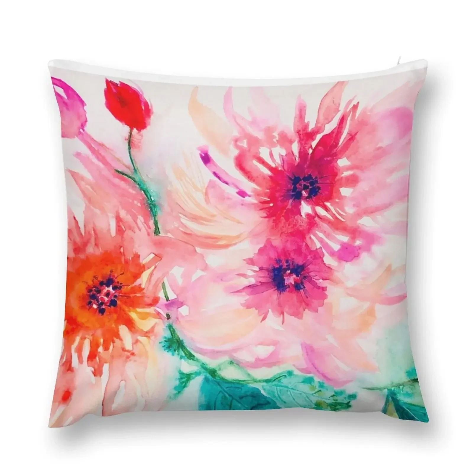 Dancing Dahlias Throw Pillow Christmas Pillow Cases Christmas Pillow Covers sleeping pillows christmas decorations 2025