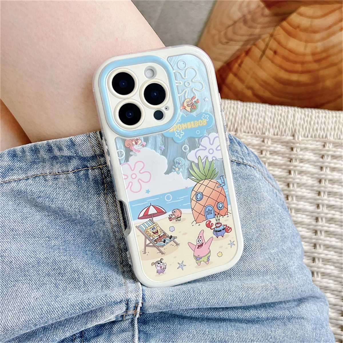 

Kawaii Cartoon Animal Phone Case For iPhone 16 Pro 13 14 15 Pro Max Cover Silicone Shockproof Cases 16Pro Funda