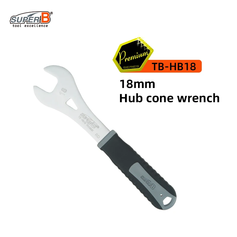 Super B Professionele Hub Cone Wrench 13-19 mm Spec Hoge kwaliteit staal Stevig en duurzaam Fietsreparatiegereedschap