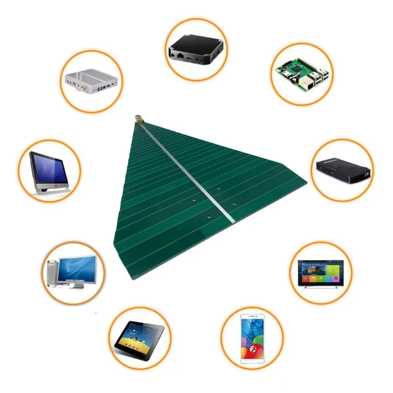 

Powerful UWB Antenna 600-6000MHz Efficient Heat Dissipation Log Periodic Antenna Versatile for Various Applications