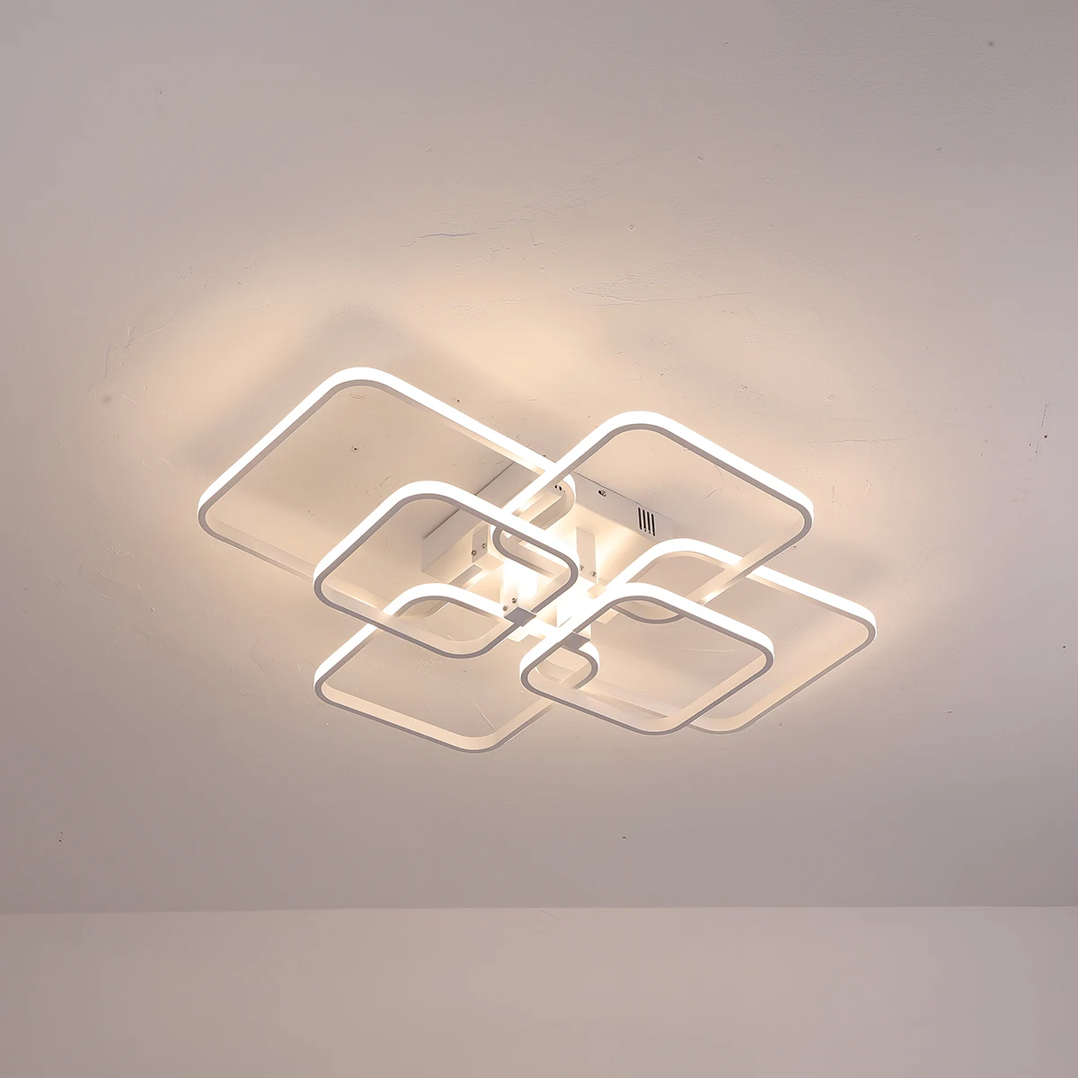 NEO Gleam Rectangle Acrylic Aluminum Modern Led ceiling lights for living room bedroom AC85-265V White Ceiling Lamp Fixtures