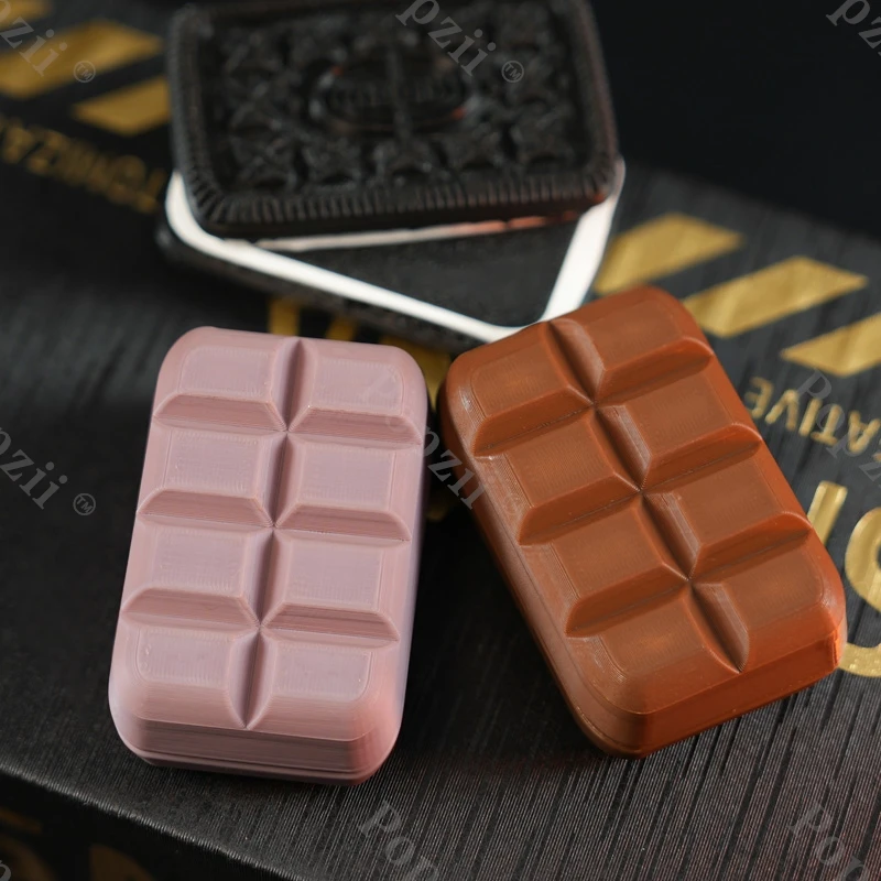 أخرى EDC الشوكولاته غير محدود دفع المنزلق حيل الإصبع EDC يقلب تململ لعبة المغناطيسي المفاجئة عملة القلق اللعب #3