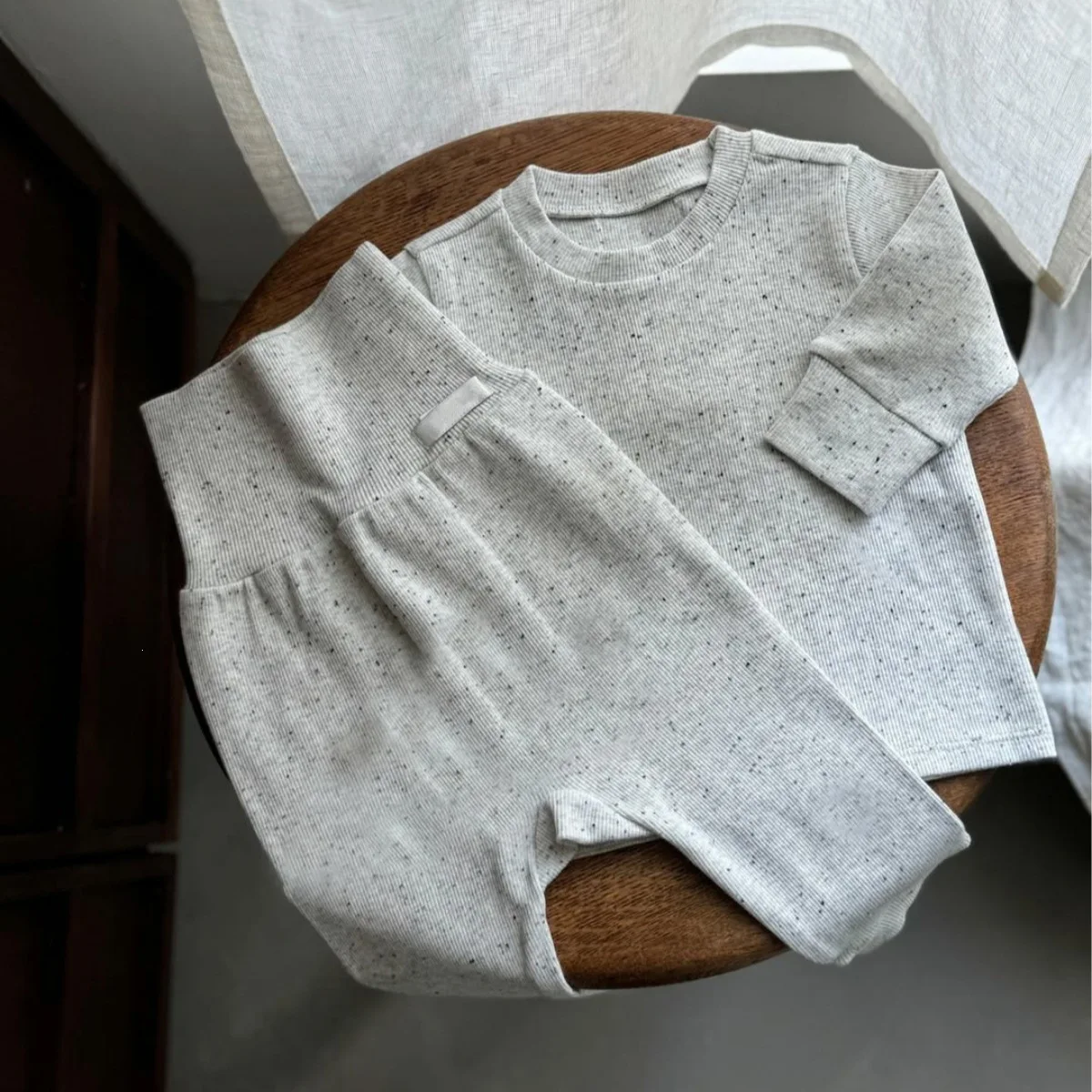 2026 Autumn New Baby Long Sleeve Home Clothes Set Infant Cotton Shirts + Leggings 2pcs Suit For Boy Girl Toddler Outfits