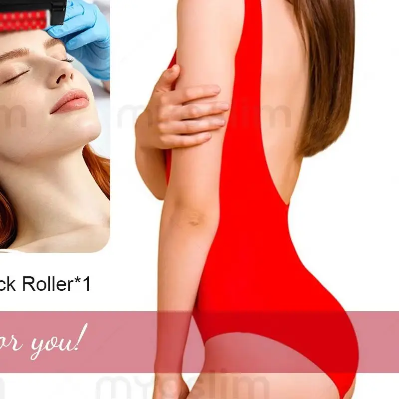 2 in 1 EMS Body Sculpting Inner Ball Roller Machine 7500W Microcurrent Body Slimming Muscle Stimulator 360° Rotating Device