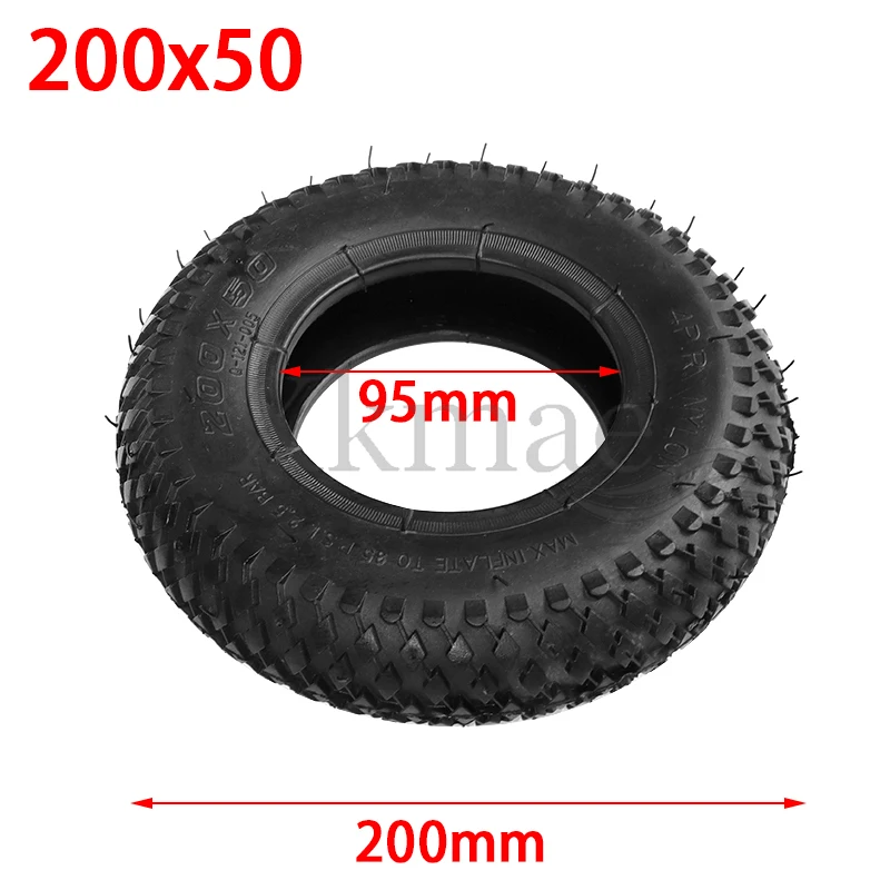 

High Quality (8" X 2") 200X50 (8 Inch)Tire Fit for Electric Gas Scooter & Electric Scooter Wheelchair Wheel