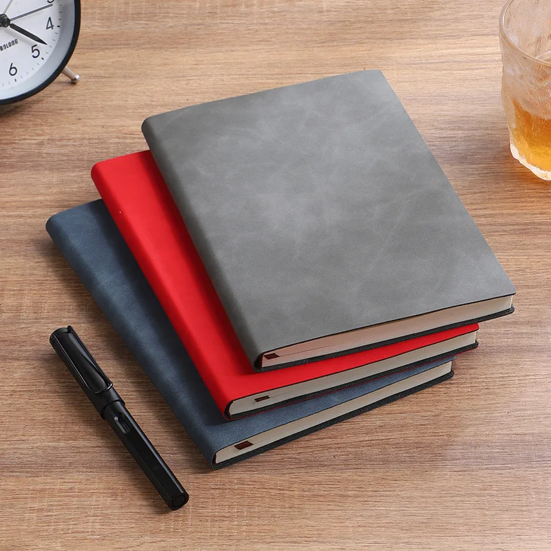 Minimalist Soft-Touch A5 Portable Notepad, Office Meeting Notebook, Student Planner, High Aesthetic Value