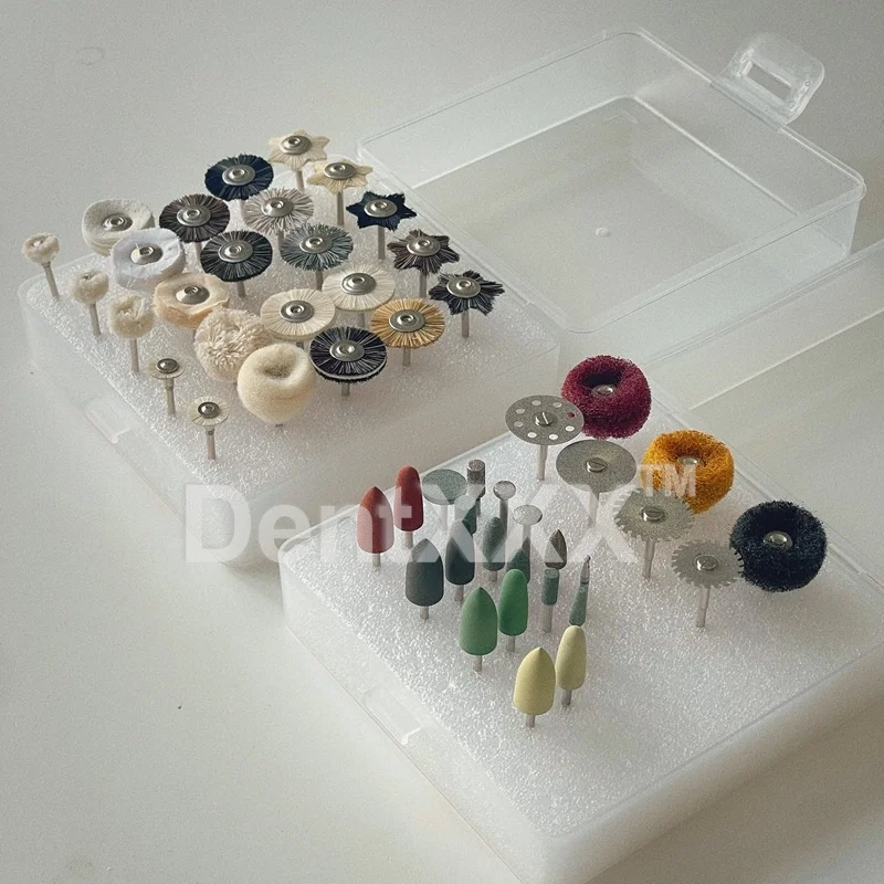 51-teiliges HP-Polierset 2,35 mm, zum Schleifen, Polieren mit Bürsten und Diamantscheiben – Detail 3