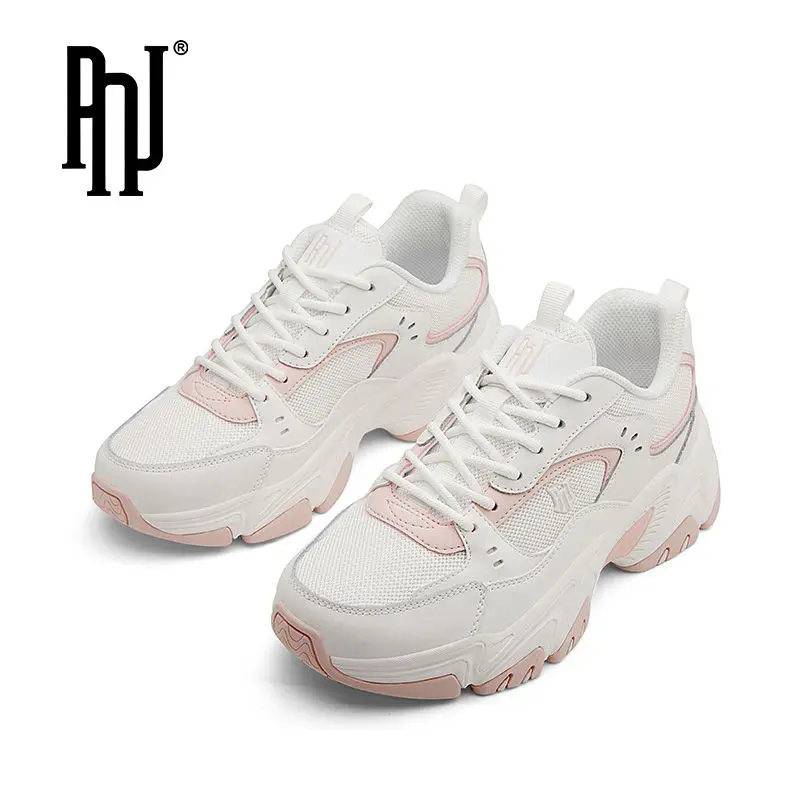 PNJ New Women's Sneakers Breathable Casual Women's Shoes Internet celebrity casual versatile daddy shoes Women's Travel Shoes