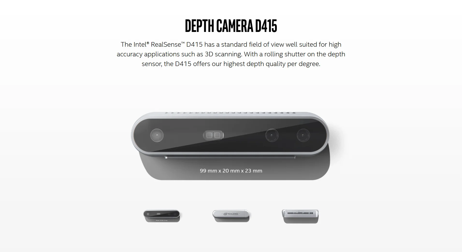 

Камера глубины RealSense D415