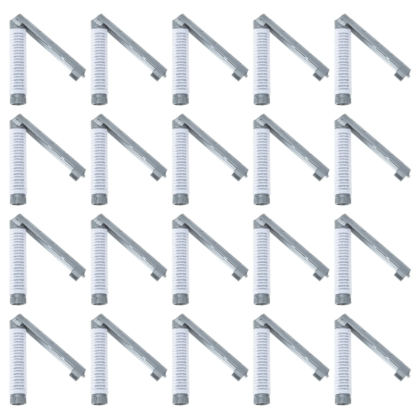 

20pcs Plastic Curling Rods Self Holding Hair Rollers for Short Curls Root Perm Travel DIY Styling Tools Salon Use