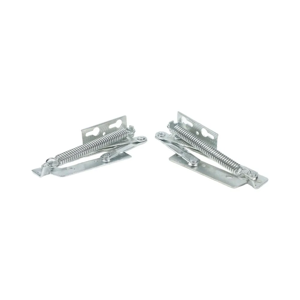 Steel Flap Support Hinge Pair for Sofa Cabinet Bed with Lift-Up Mechanism Adjustable Opening and 80 Degree Limitation