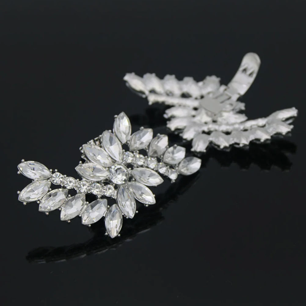 

Shoe Clips Decorative Bride Crystal Pumps Heel Wedding Bridal Jewelry Buckle Pair Shoes Accessories Storage
