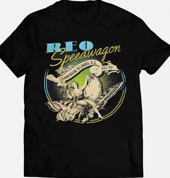 Reo Speedwagon Black Unisex Gift fans all size Shirt Good new new shirt