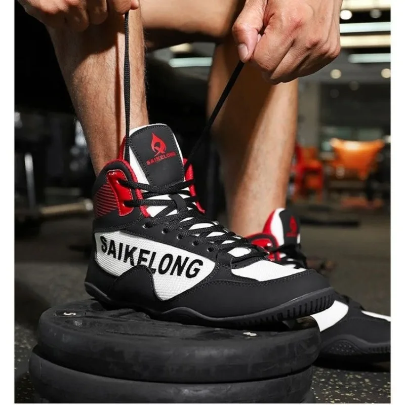 

Профессиональные борцовские ботинки для мужчин и женщин, дышащие боксерские туфли унисекс, носимые боевые туфли, дизайнерские кеды для пар