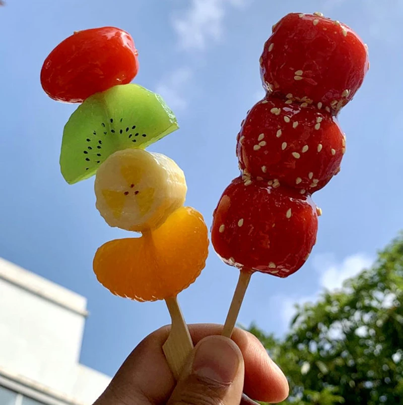 15 سنتيمتر محاكاة الجليد السكر القرع سلسلة بولي كلوريد الفينيل الاصطناعي الزعرور سلسلة وهمية الفاكهة نموذج التصوير الدعائم الحلي ديكور الحفلات #5