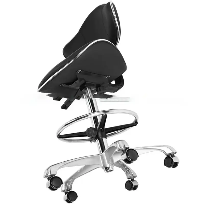 [NEWA64Z!】 Universal Metal Chrome Foot Ring 16 Inches Diameter For Studio Drafting Chair Office Stool Salon Stool Foot Rest