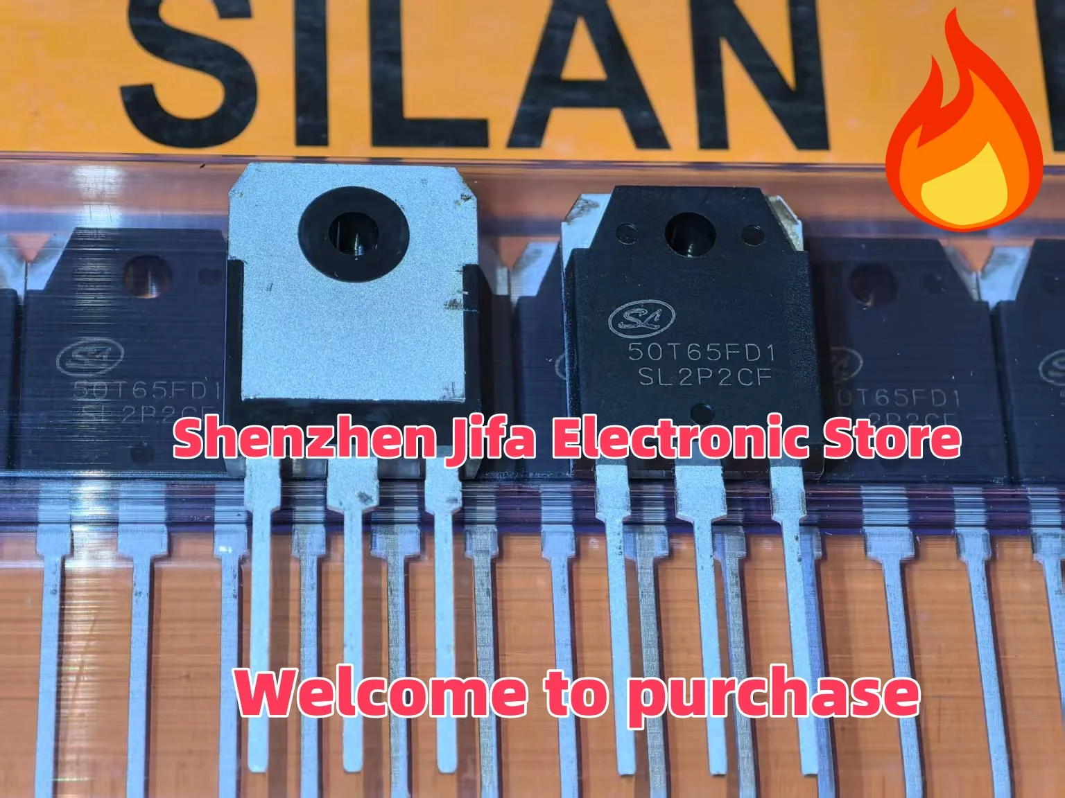 50T65FD1 SGT50T65FD1PN TO-3P IGBT الترانزستور 50A 600V SILAN جديد الأصلي #1